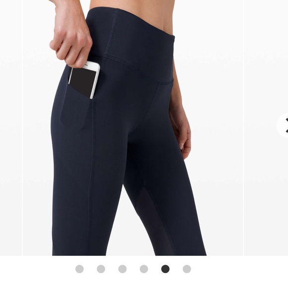 Lululemon High Rise Pace Rival Navy Size 8 - Picture 7 of 7